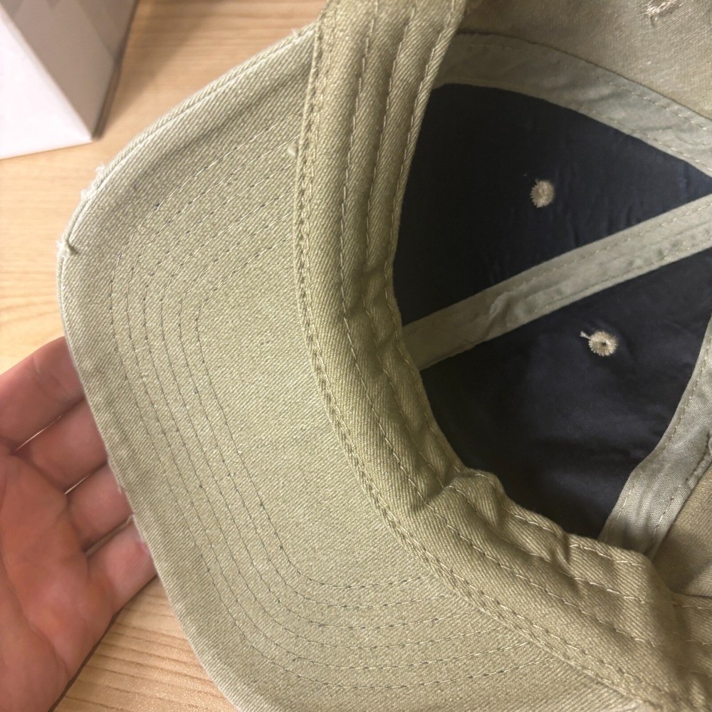 Disney Hat Cap Strap Back Brown Mickey Mouse Disney World Vintage Distressed - Picture 7 of 9